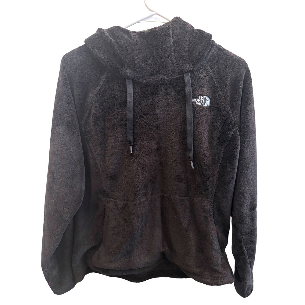 The North Face Osito Black High Pile Fleece Pullover Hoodie Womens‎ Medium